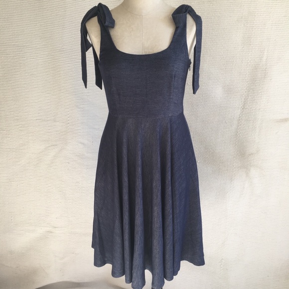 Anthropologie Dresses & Skirts - Anthro NWOT Bow Tie Dress Bouncy Fit & Flare